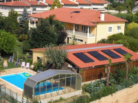 Paneles para calentamiento de piscina