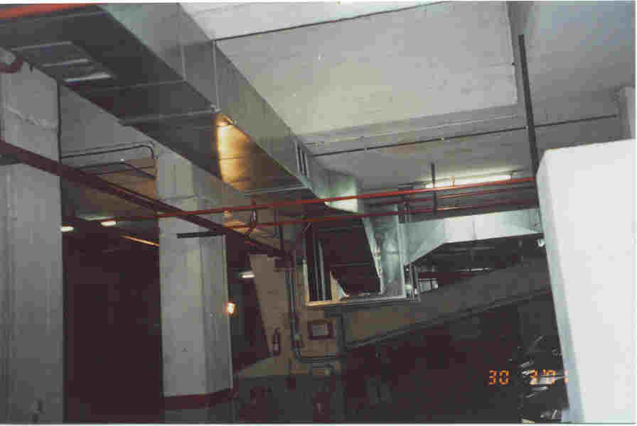 extraccion de garajes de vehculos en chapa galvanizada de seccin rectangular